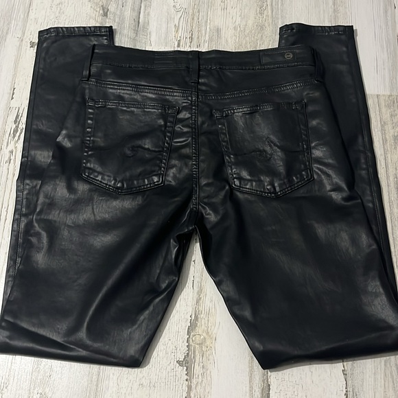AG Adriano Goldschmied Farrah High Rise Skinny Faux Leather Pants Size 29 NWT - Picture 11 of 16